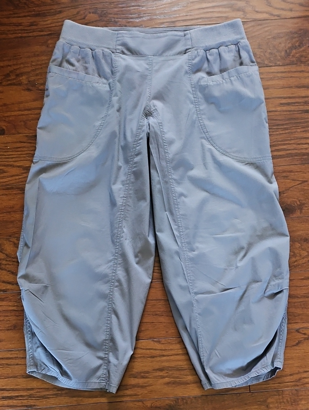 Pure Amici Cotton Barrel Leg Pants Grey Size L